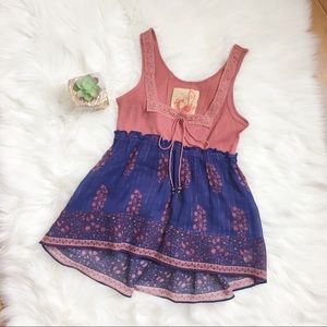 Free People Boho Tank Top